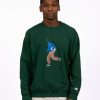 New Balance Sweaters | New Balance Athletics Sport Style Relaxed Crew Nightware Green