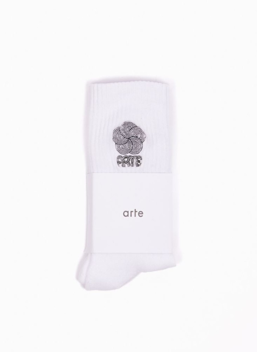 Arte | Arte Arte Circle Logo Socks White