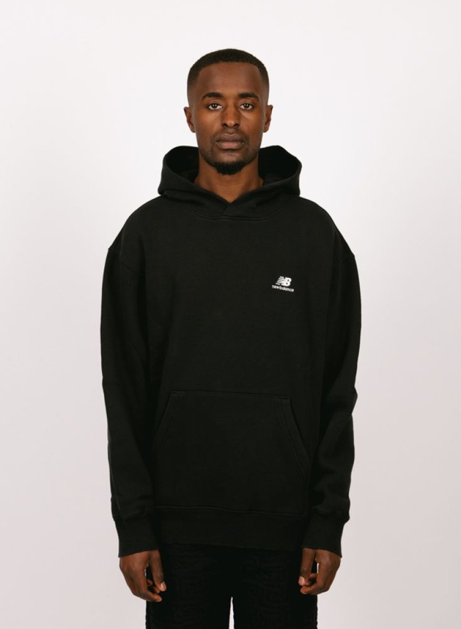 New Balance Sweaters | New Balance Hoops Fleece Hoodie Black