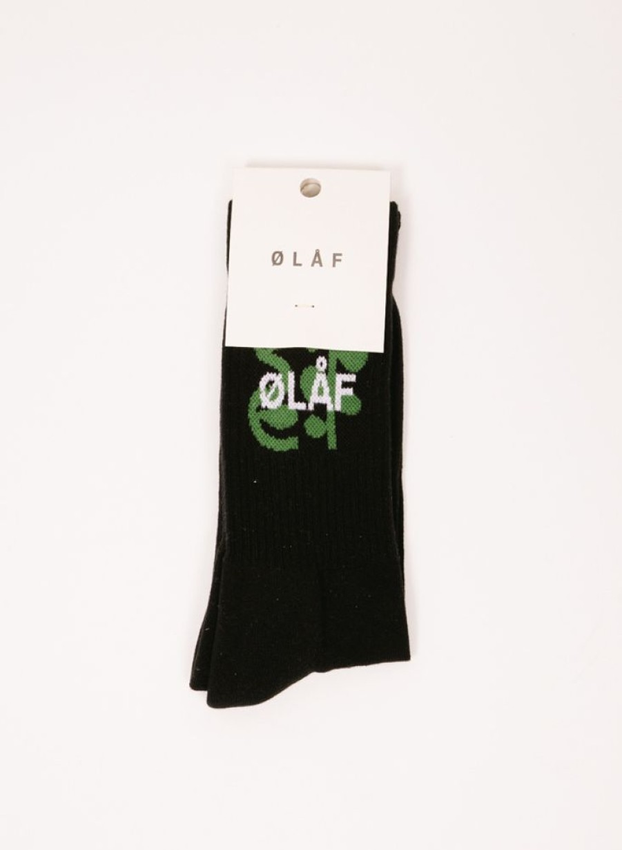 Olaf Hussein | Olaf Hussein Olaf Vine Socks Black/Green