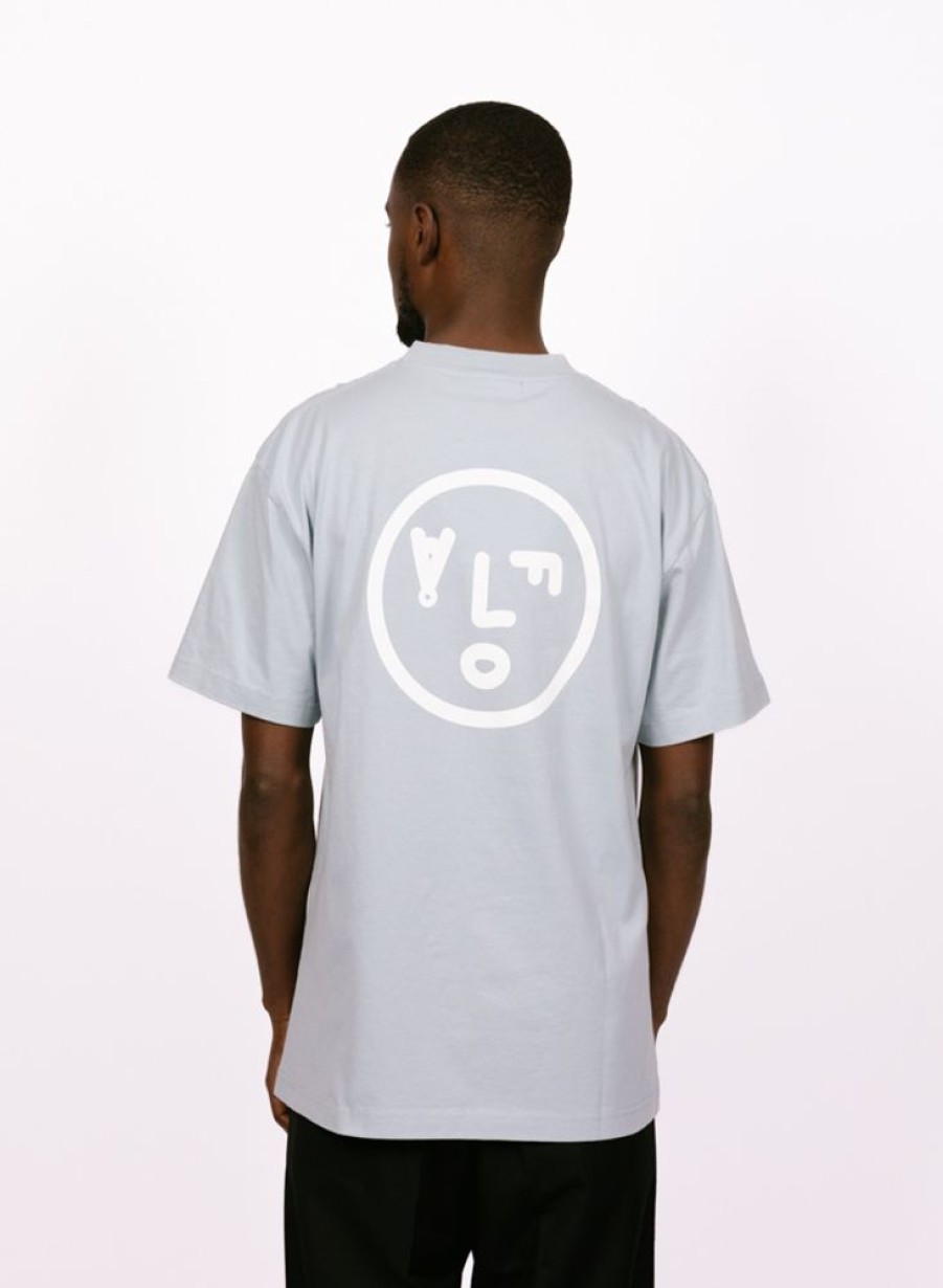 Olaf Hussein T-Shirts | Olaf Hussein Face Tee Baby Blue