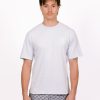 Daily Paper T-Shirts | Daily Paper Circle Ss T-Shirt Halogen Blue