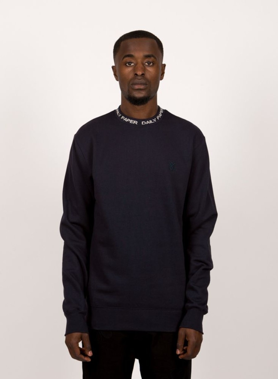 Daily Paper Sweaters | Daily Paper Erib Sweater Deep Navy