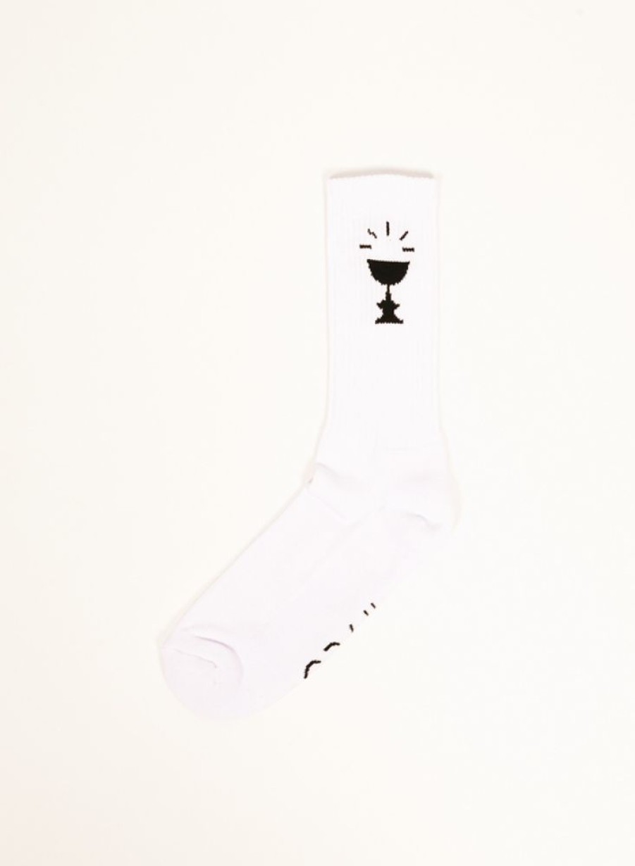 GRAIL | Grail Cup Logo Sock White