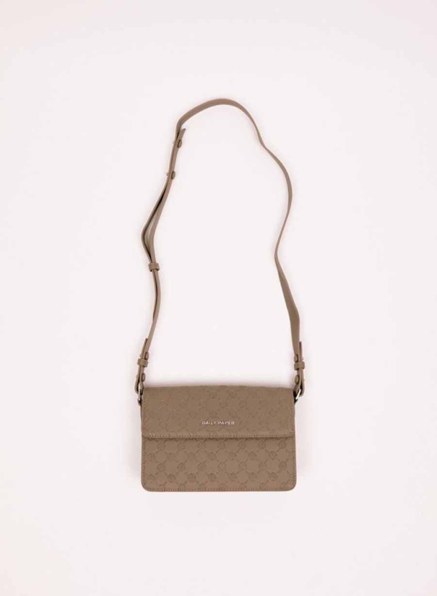 Daily Paper | Daily Paper Meru Monogram Bag Taupe Grey