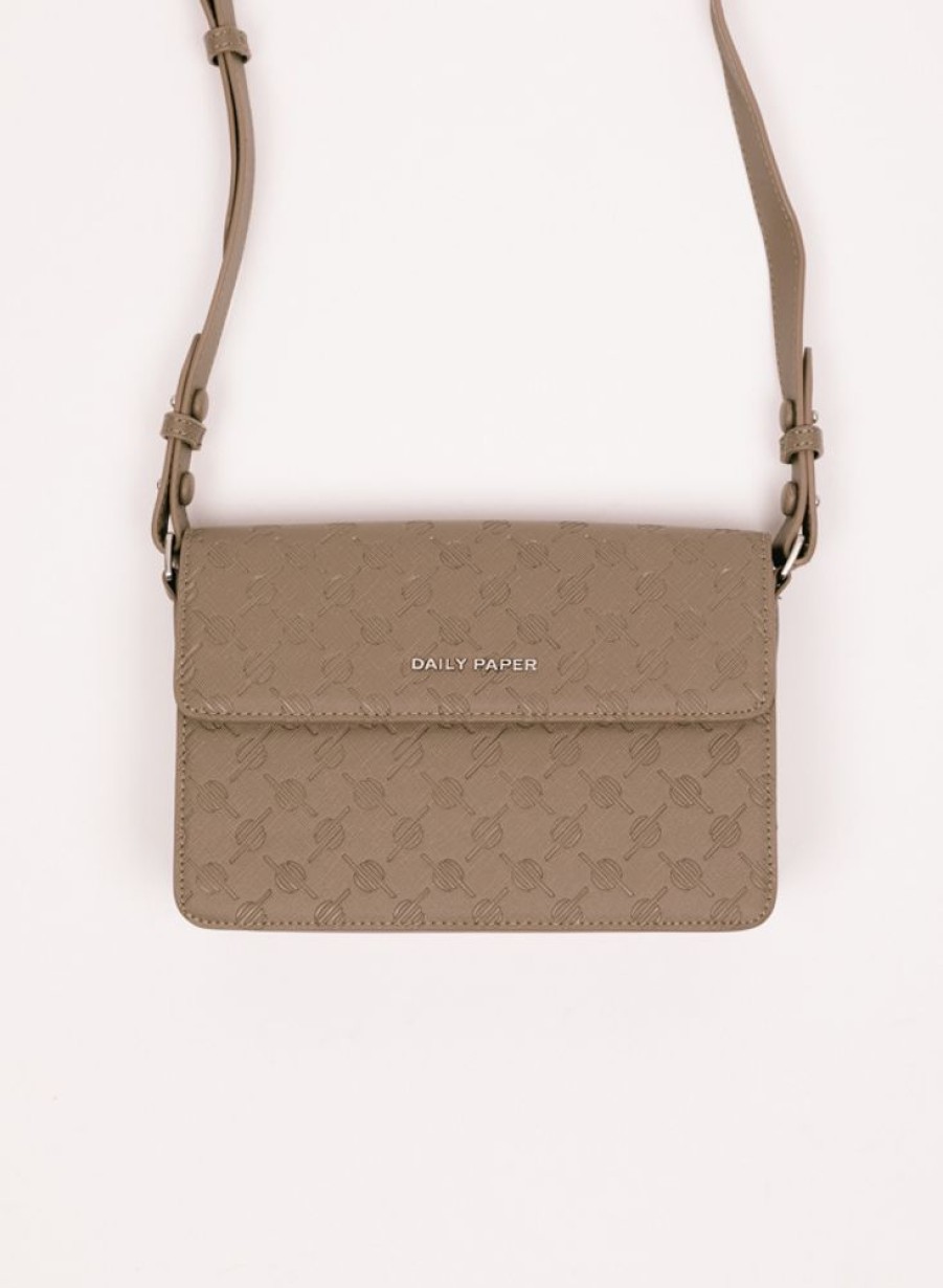 Daily Paper | Daily Paper Meru Monogram Bag Taupe Grey