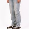 Pleasures Pants | Pleasures Impact Pinstripe Denim Blue