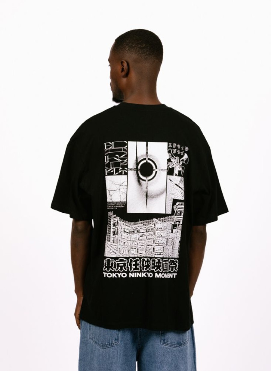 Edwin T-Shirts | Edwin Tokyo Ninkyo Moment T-Shirt Black