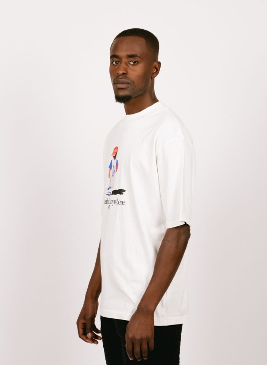 New Balance T-Shirts | New Balance Hoops Graphic T-Shirt White