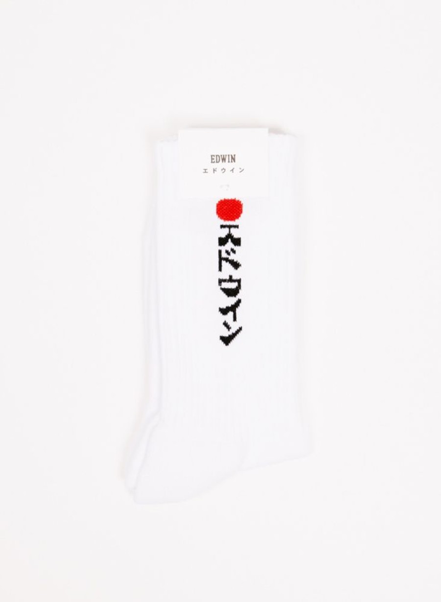 Edwin | Edwin Kamifuji Socks White