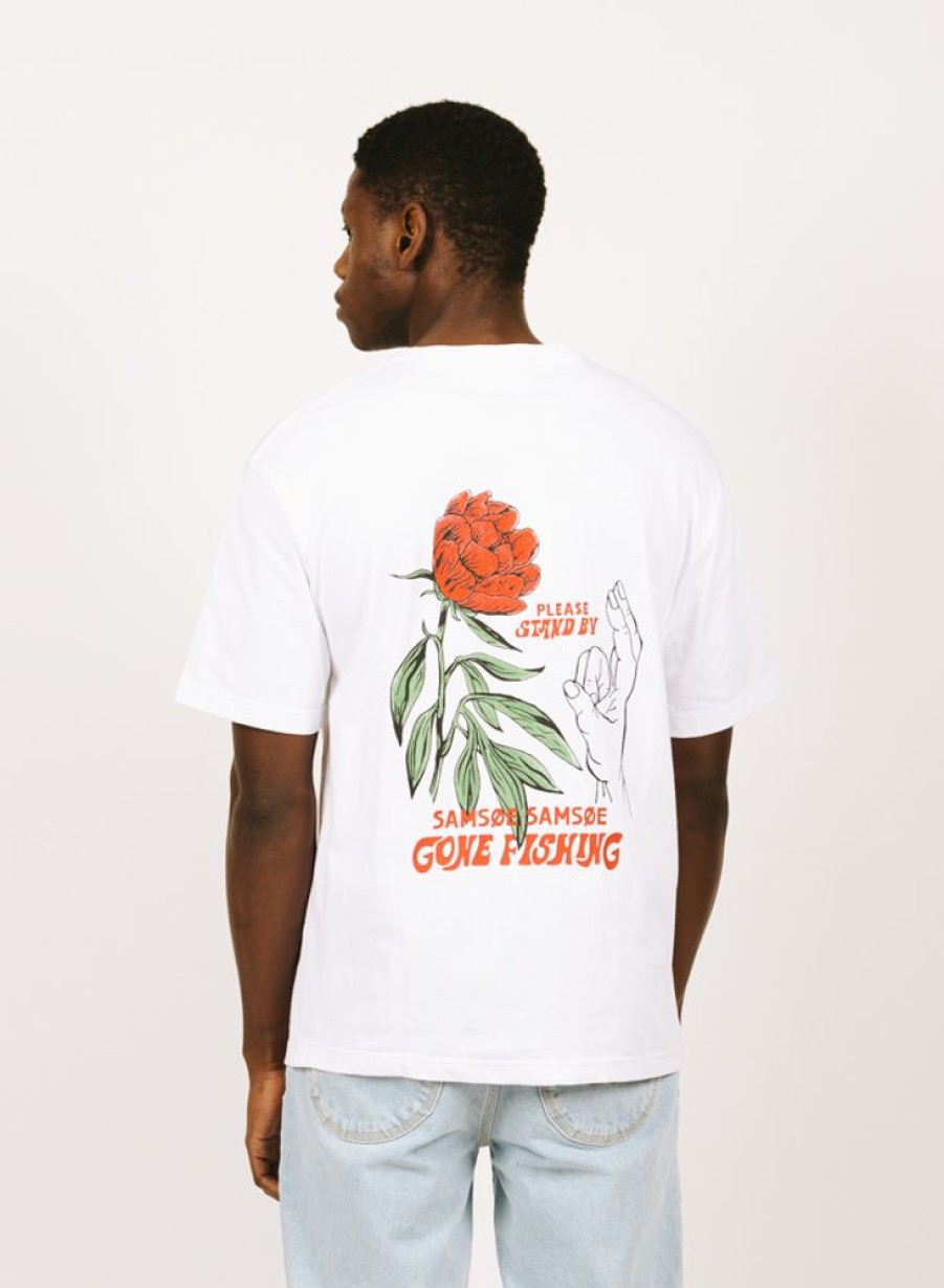 Samsoe Samsoe T-Shirts | Samsoe Samsoe Gone Fishing U T-Shirt 11725