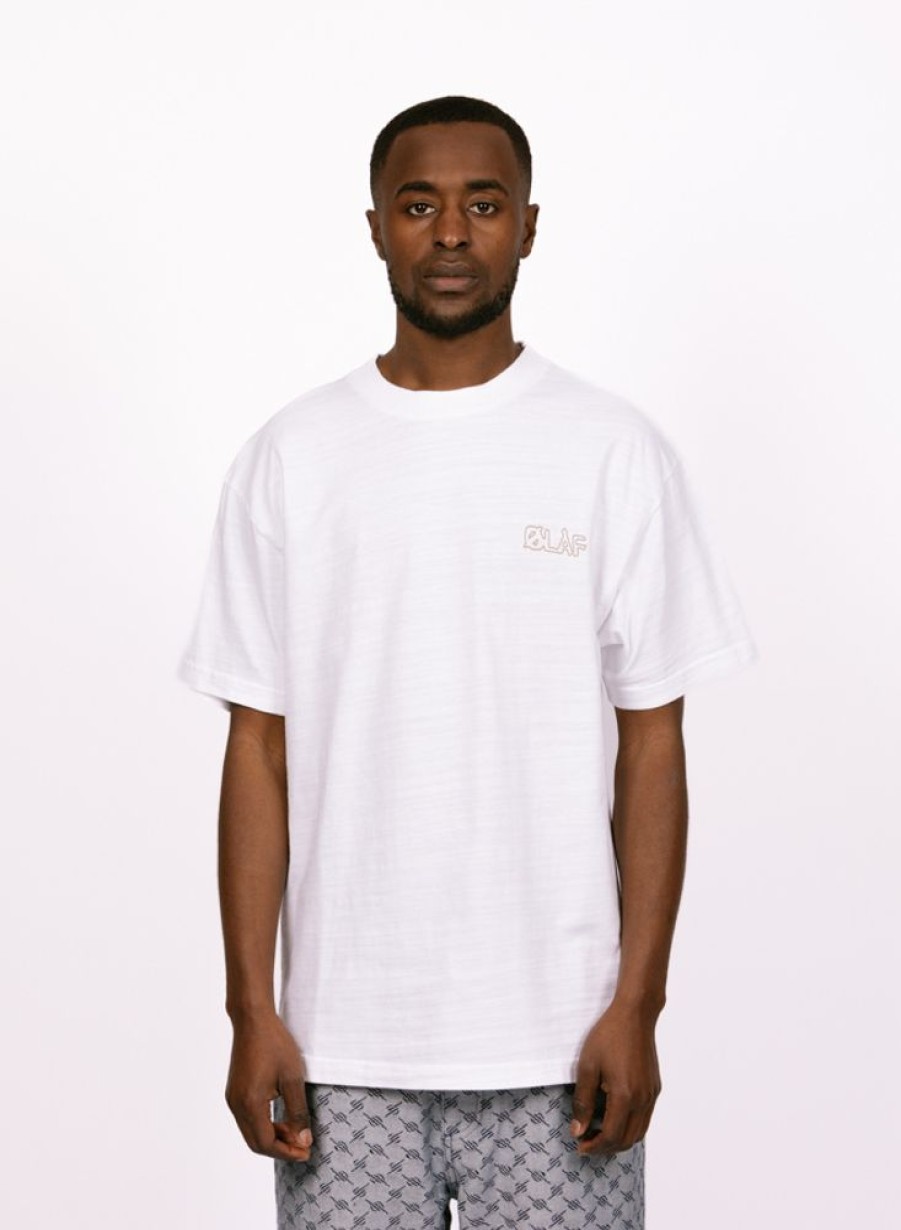 Olaf Hussein T-Shirts | Olaf Hussein Deep Sea Tee Optical White