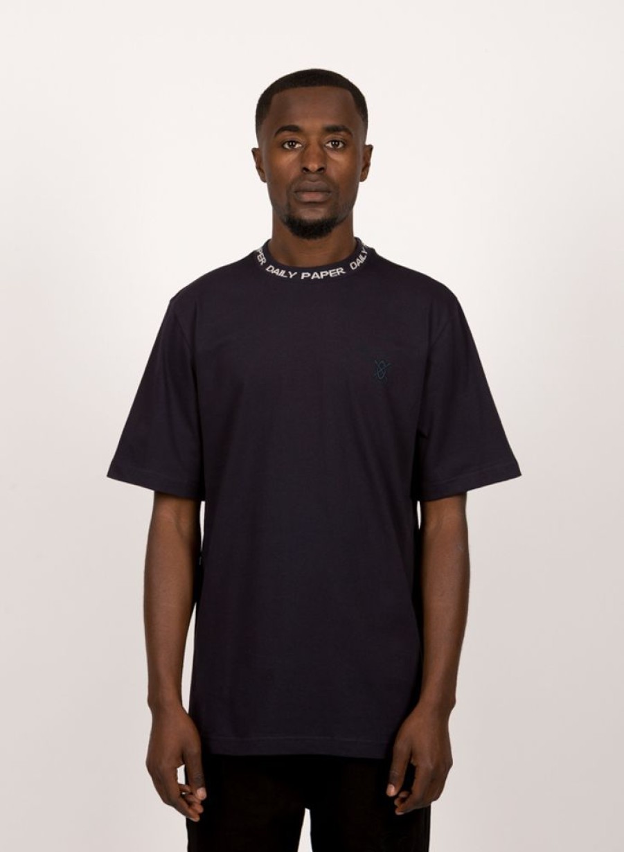 Daily Paper T-Shirts | Daily Paper Erib Ss T-Shirt Deep Navy