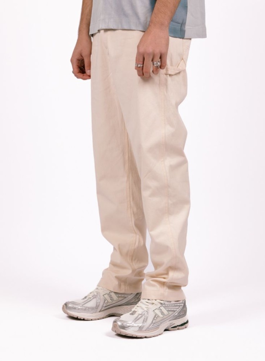 Olaf Hussein Pants | Olaf Hussein Canvas Pants Off White