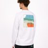 Palmes Longsleeves | Palmes Sunset Ls T-Shirt White