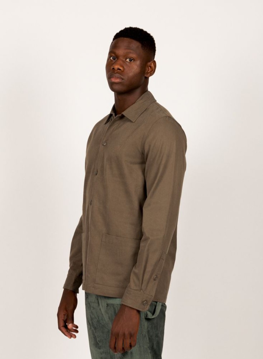 Samsoe Samsoe Shirts | Samsoe Samsoe Taka Jl Shirt 13208 Crocodile