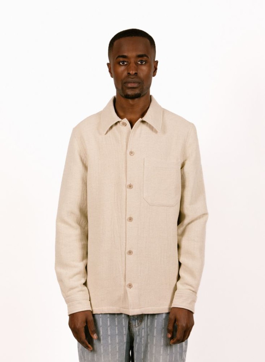 Samsoe Samsoe Shirts | Samsoe Samsoe Taka Jc Shirt 14988 Clear Cream