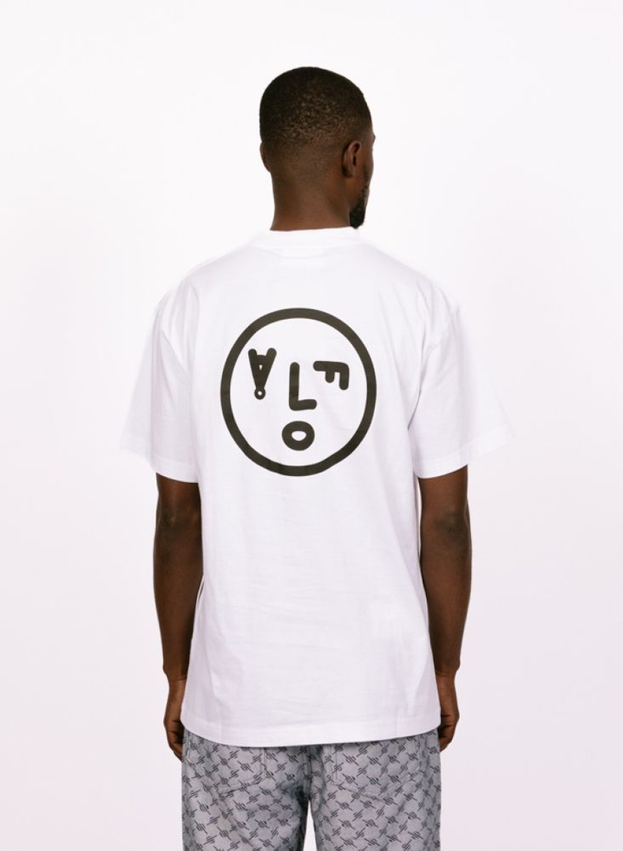 Olaf Hussein T-Shirts | Olaf Hussein Face Tee Optical White