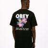 Obey T-Shirts | Obey Floral Garden Black